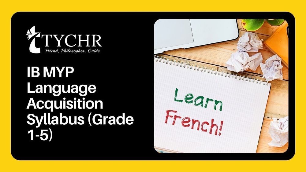 IB MYP Language Acquisition Syllabus (Grade 1-5)