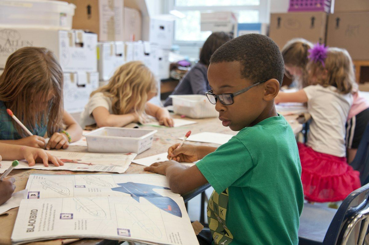 Student taking a timed SAT practice test